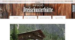 Desktop Screenshot of drei-schuster-huette.com